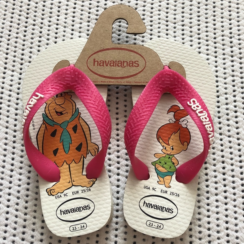 New Flintstones havaianas flip flops